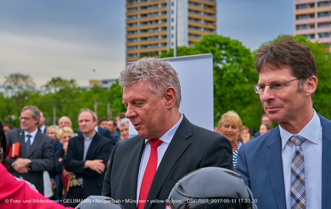 11. Mai 2017 - Grundsteinlegung für die LOGE und dem Kulturquadrat in Neuperlach